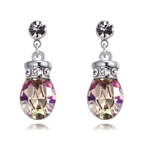 Cercei argint Coniac, Elemente Swarovski 