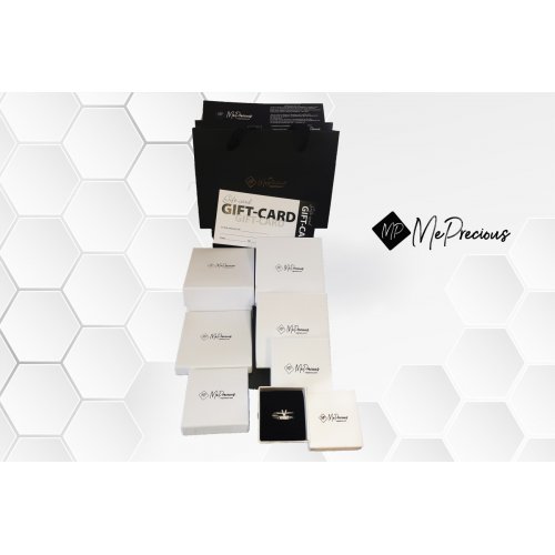 Inel argint Papion cu Elemente Swarovski marime reglabila