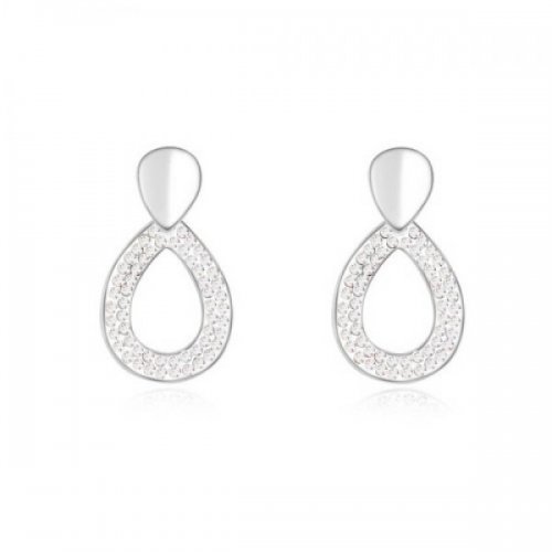 Cercei argint Lacrima, cu Elemente Swarovski 